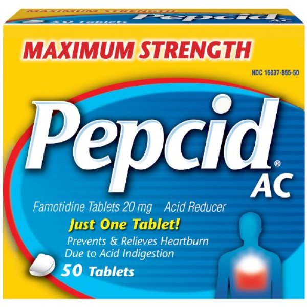 画像1: Pepcid AC 20mg  50 Tablets  (1)