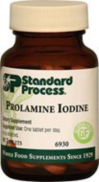 画像1: Standard Process Prolamine Iodine ヨウ素  3mg  180 Tablets (1)