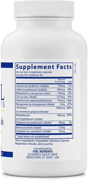 画像2: Vital Nutrients Multi Minerals マルチミネラル　120カプセル (2)