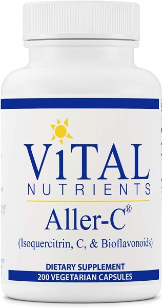 画像1: Vital Nutrients  Aller-C (Isoquercitrin, Organic Vitamin C, and Bioflavonoids) 200 capsules (1)