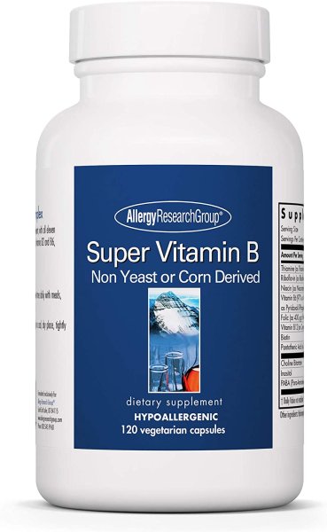 画像1: Allergy Research Group  Super Vitamin B  B Complex  120 Vegetarian Capsules (1)