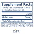 画像2: Vital Nutrients Melatonin 20mg メラトニン　60 capsules (2)