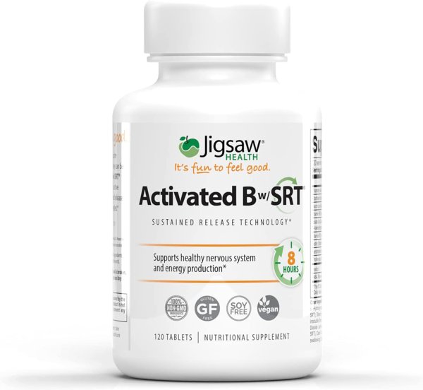 画像1: Jigsaw Health Activated B with SRT  120 Tablets (1)