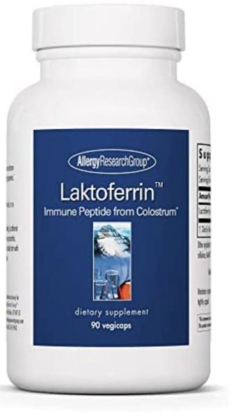 画像1: Allergy Research Group Laktoferrin - Immune Peptide from Colostrum, Iron Support - 90 Vegicaps (1)