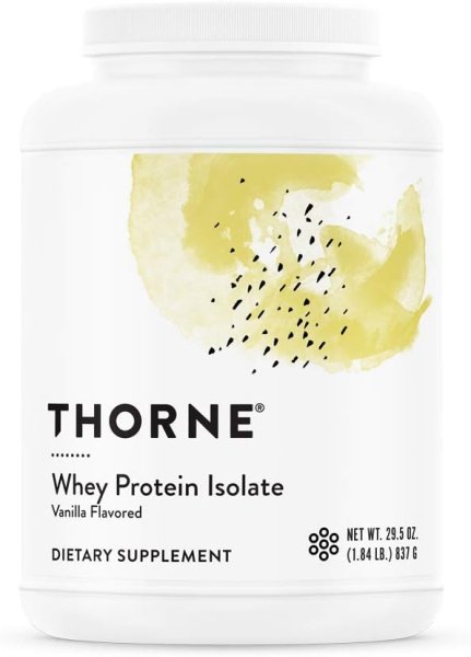 画像1: Thorne Whey Protein Isolate Vanilla Flavored 837 gram 30 servings (1)