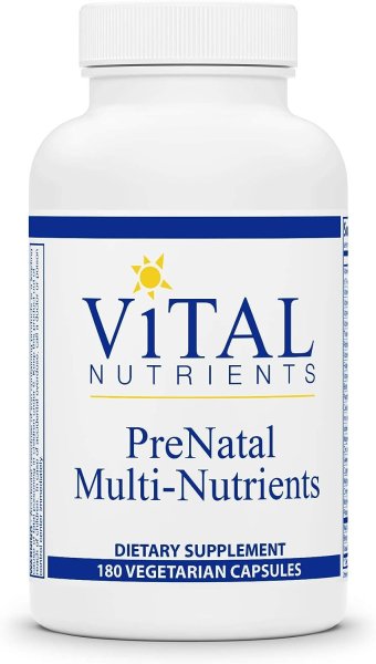 画像1: Vital Nutrients  PreNatal Multi-Nutrients 180 Vegetarian Capsules  (1)