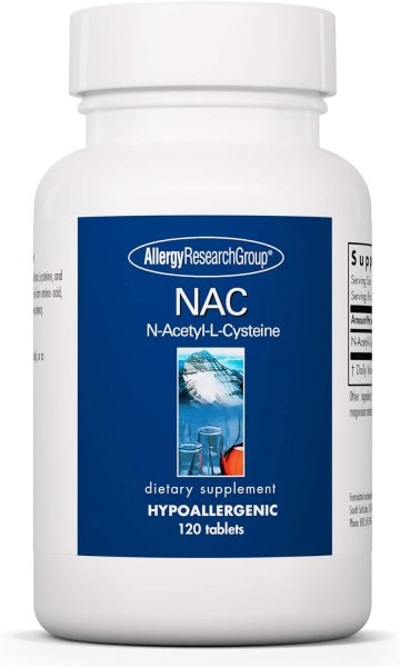 画像1: Allergy Research Group NAC 500mg 120 Tablets (1)