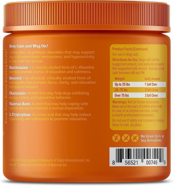 画像5: Zesty Paws Calming Bites Behavior Turkey Flavor 90 Soft Chews (5)