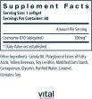 画像2: Vital Nutrients Ubiquinol CoQ10 100mg 60 vegetarian soft gel  (2)