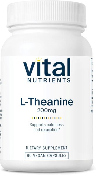 画像1: Vital Nutrients L-Theanine 200mg 60 Capsules (1)