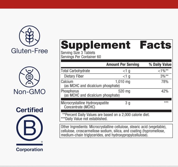 画像2: Metagenics Bone Builder®  Extra Strength Enhanced Bone Support 180 Tablet  1000mg (2)
