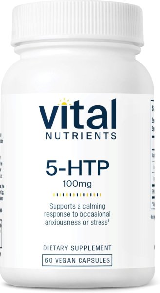 画像1: Vital Nutrients 5-HTP 100mg 60 Vegetarian Capsules (1)