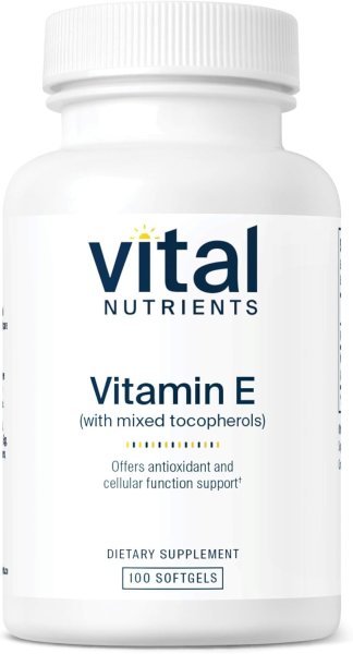 画像1: Vital Nutrients - Vitamin E 400 (with Mixed Tocopherols) 100 softgels    (1)